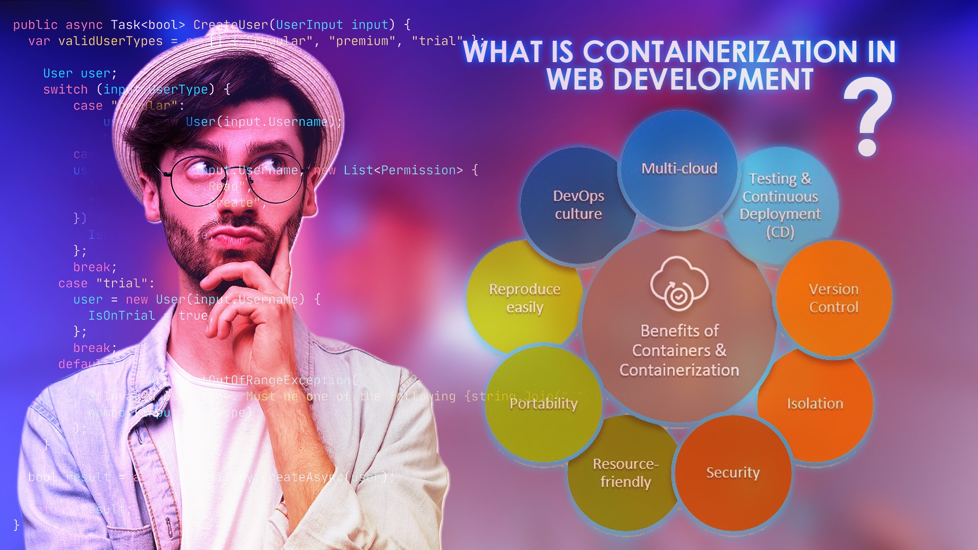 What is containerization in web development?