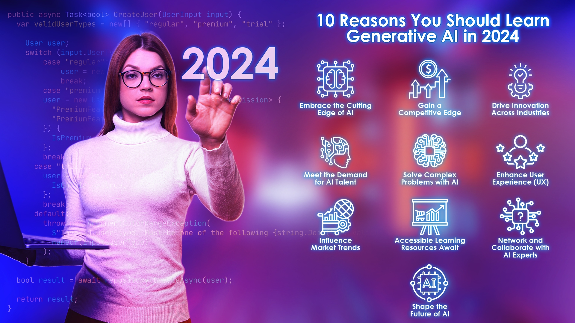 10 Reasons Why You Should Learn Generative AI in 2024