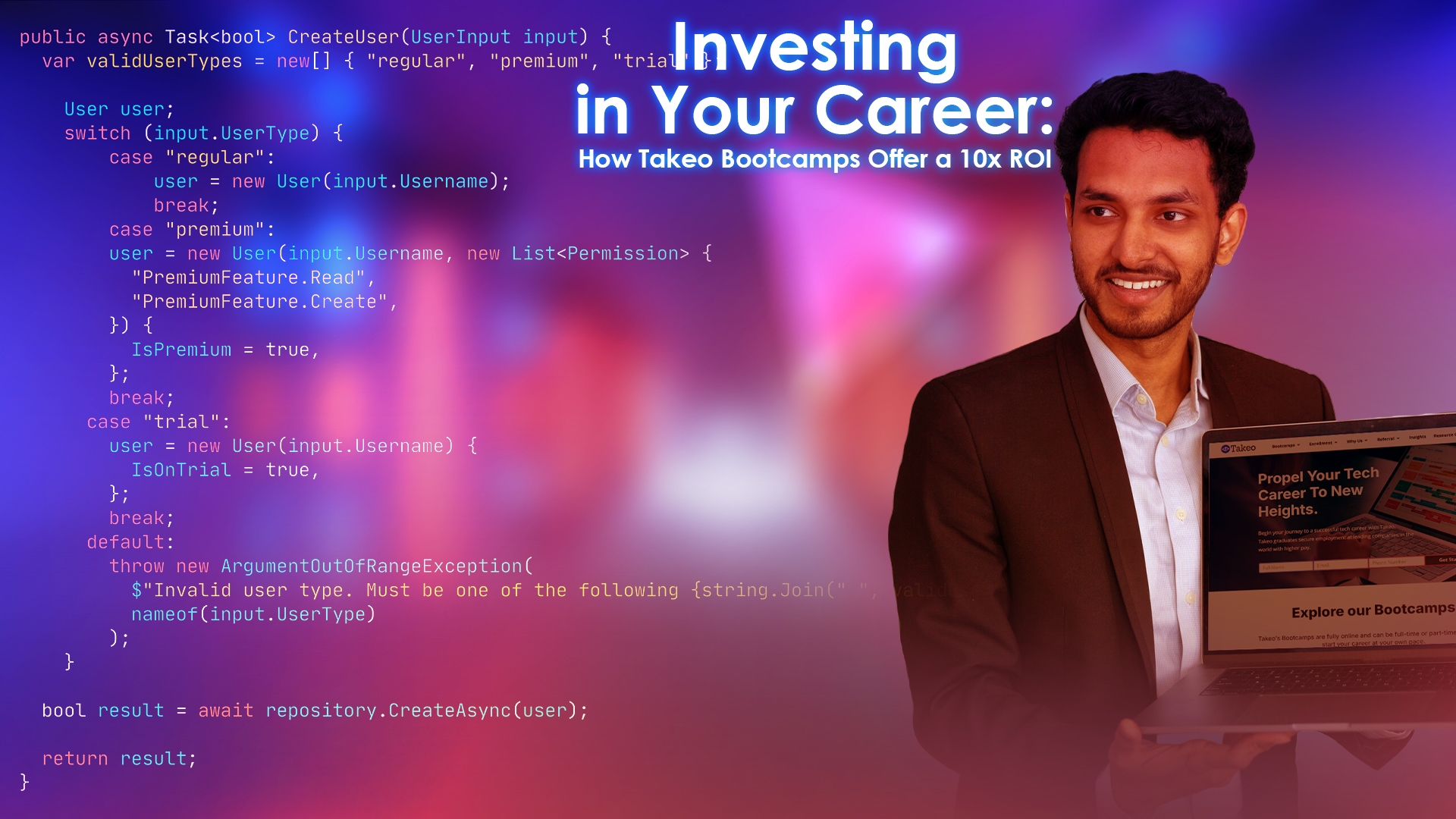 Investing in Your Career: How Takeo Bootcamps Offer a 10x ROI